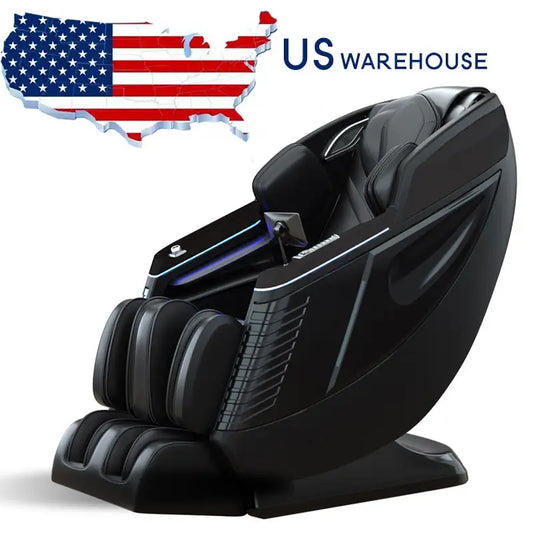 AuraTech All Comfort – Full Body Massage Chair with 3D Rollers, Heat, and Air Compression